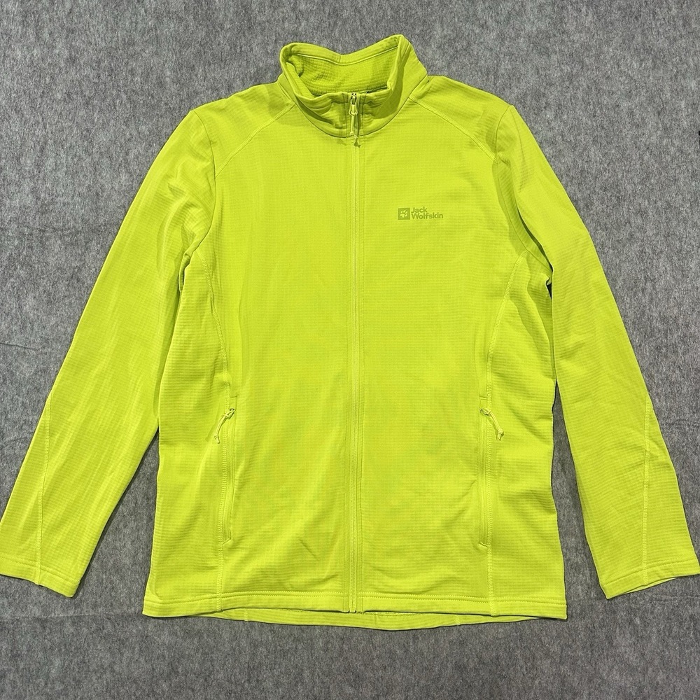 Jack Wolfskin Men's Prelight Fz M Men's Fleece Full Zip Light Sweater - Size XXL - Picture 1 of 13